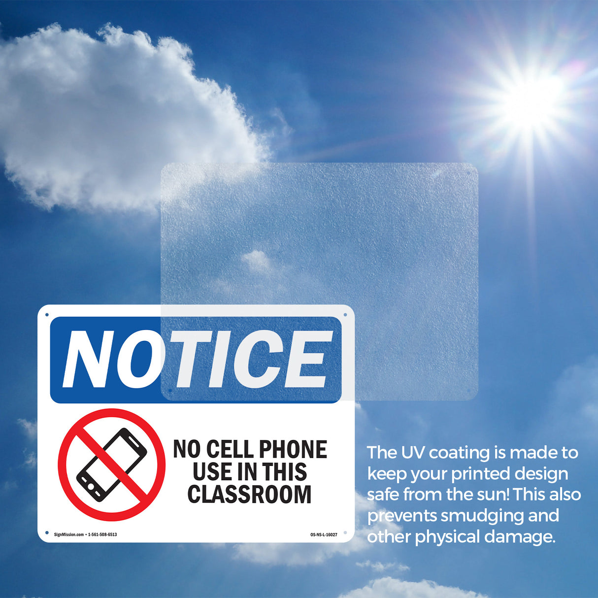 NOTICE No Cell Phone Use In This Classroom