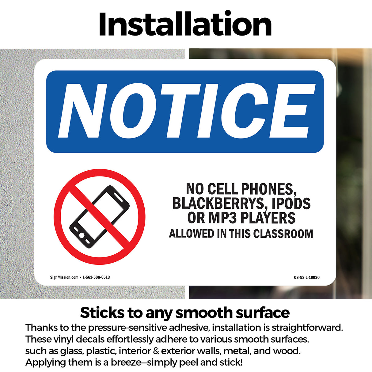 No Cell Phones, Blackberrys