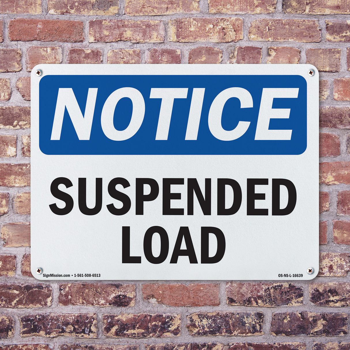 NOTICE Suspended Load
