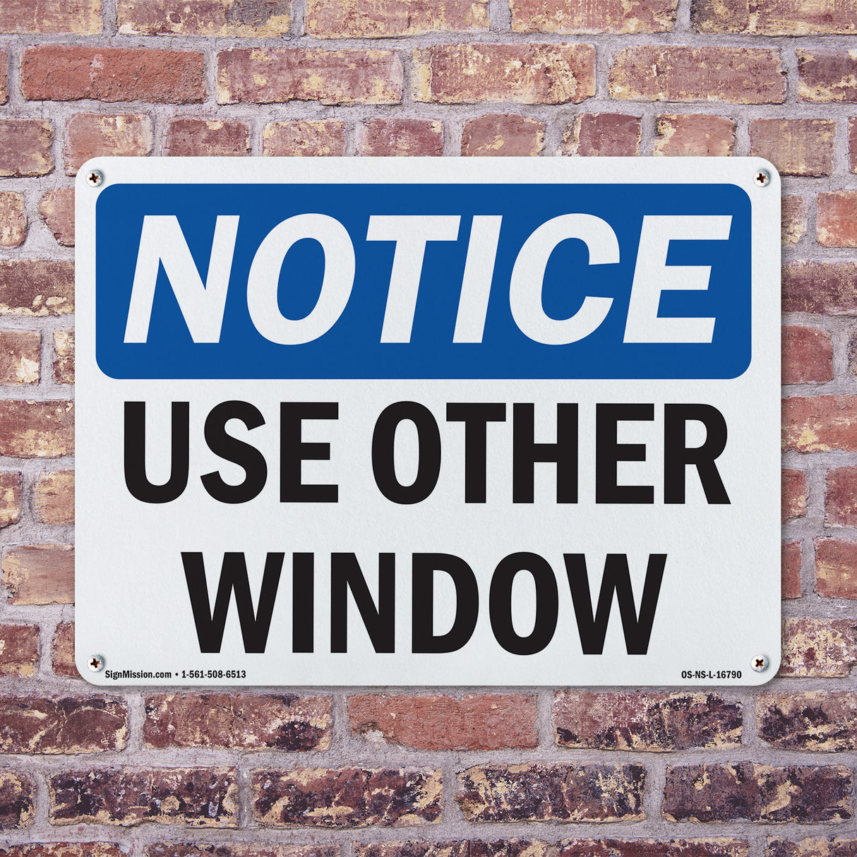 NOTICE Use Other Window
