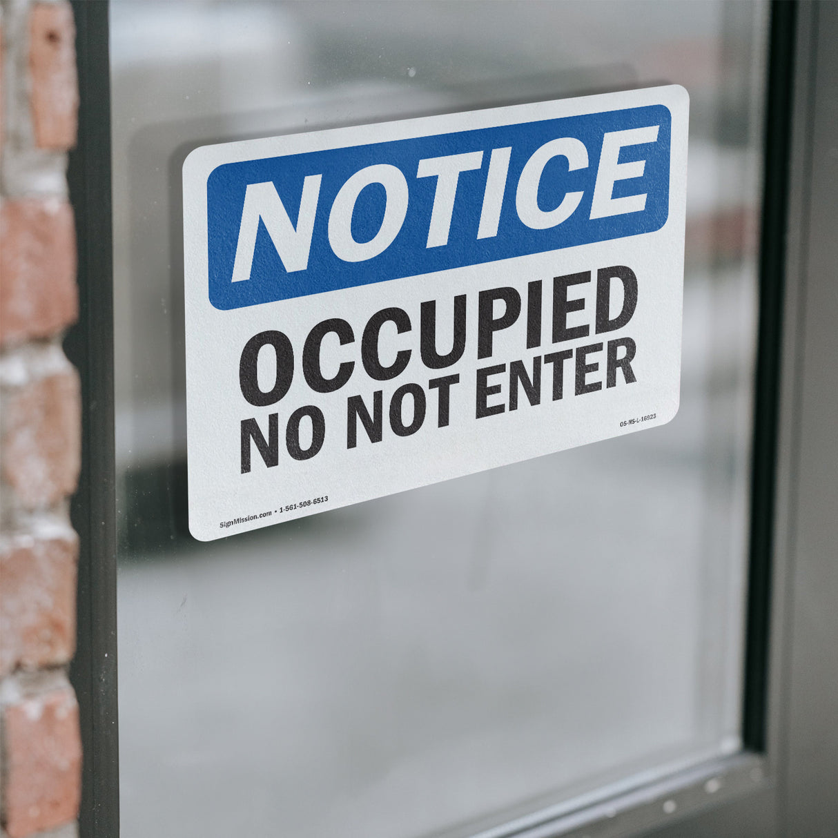 Occupied Do Not Enter