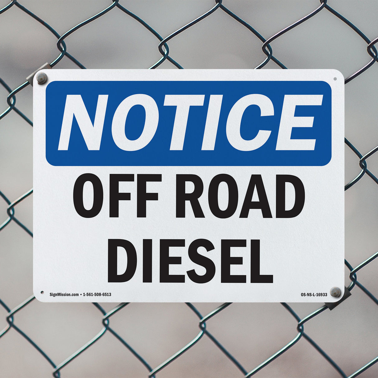 Off Road Diesel Sign