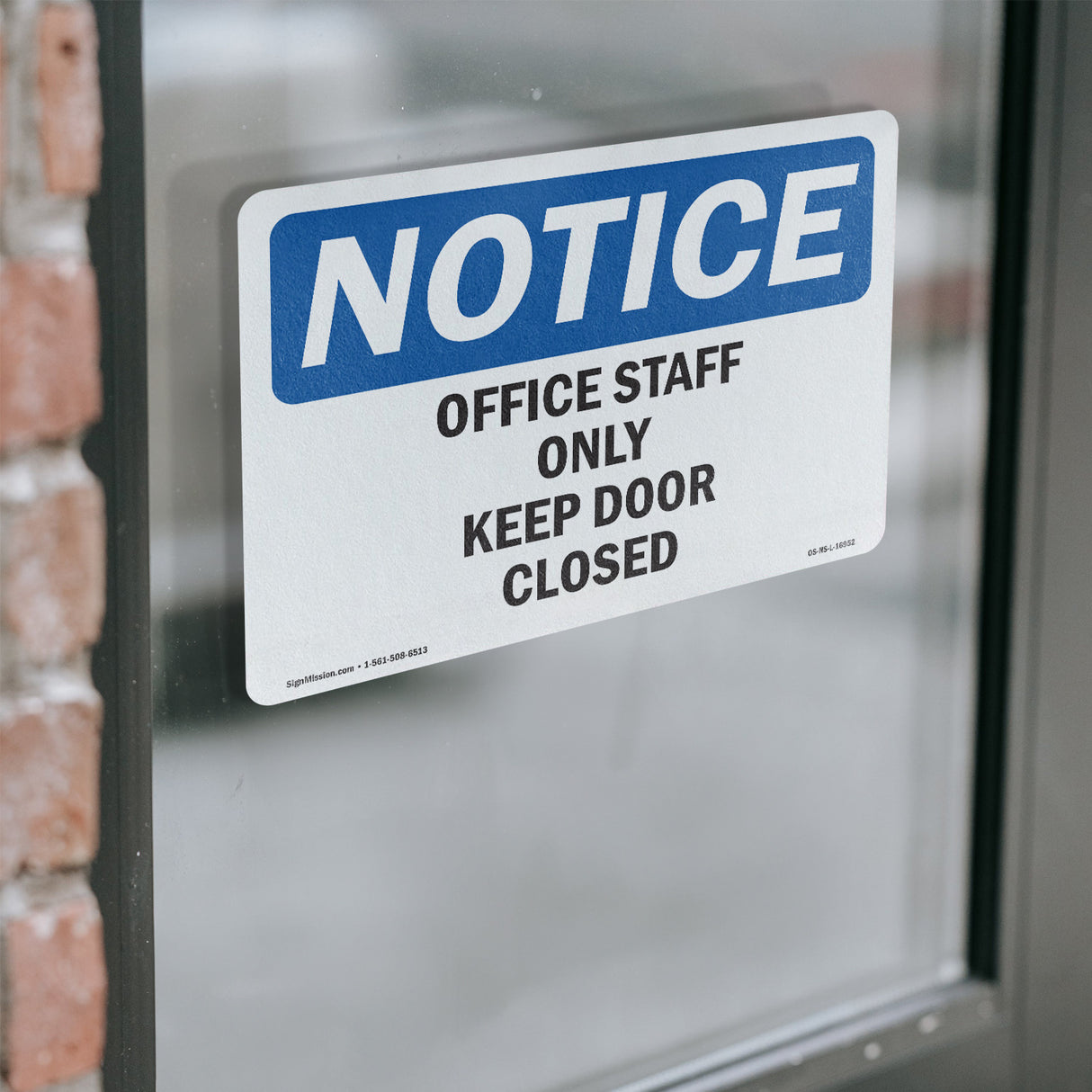 Office Staff Only Keep Door Closed