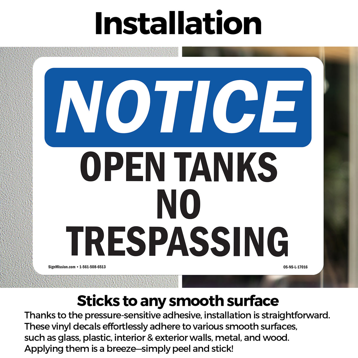 Open Tanks No Trespassing