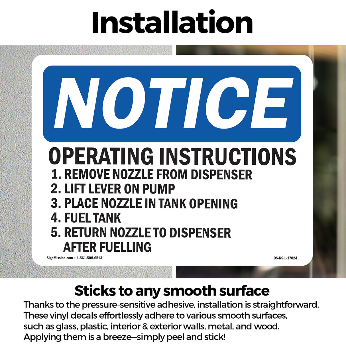 Operating Instructions 1. Remove Nozzle
