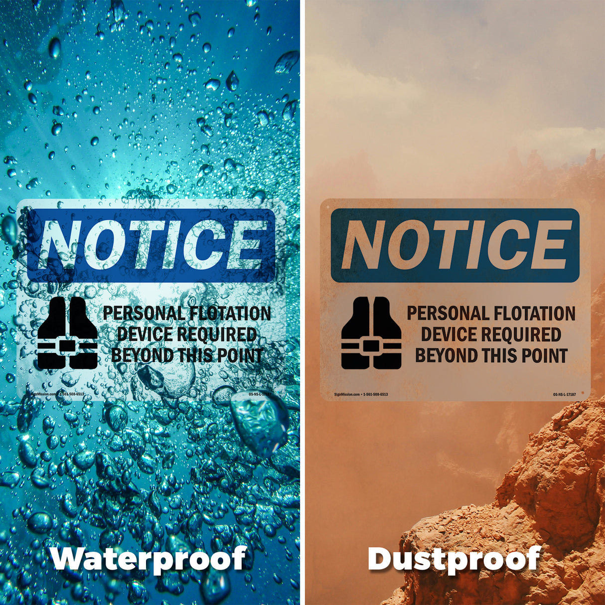 Personal Flotation Device Required