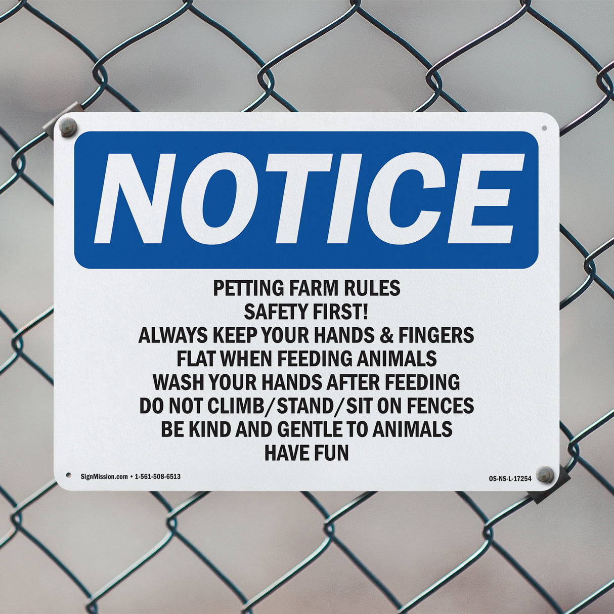 Petting Farm Rules Safety First Always