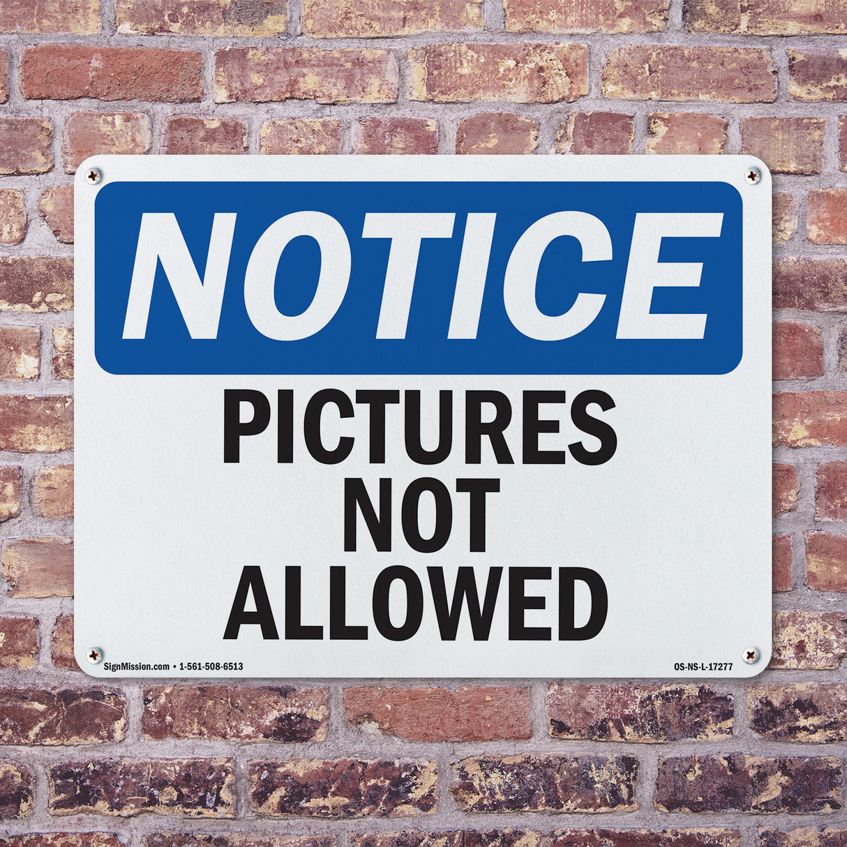 Pictures Not Allowed