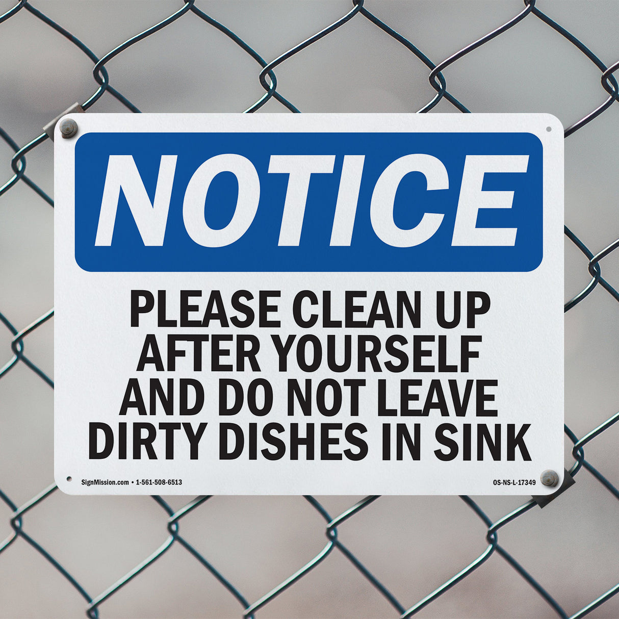 Please Clean Up After Yourself And Do Not