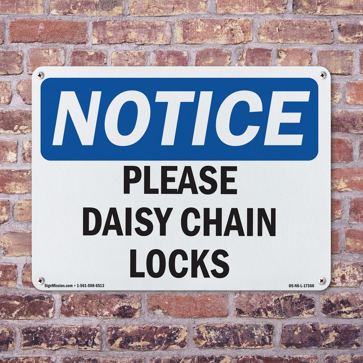 Please Daisy Chain Locks