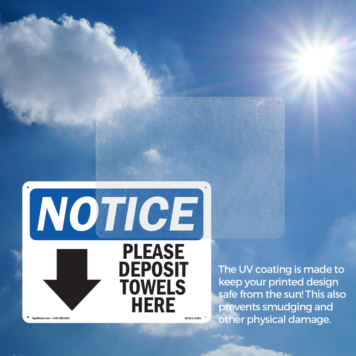 Please Deposit Towels Here [Down