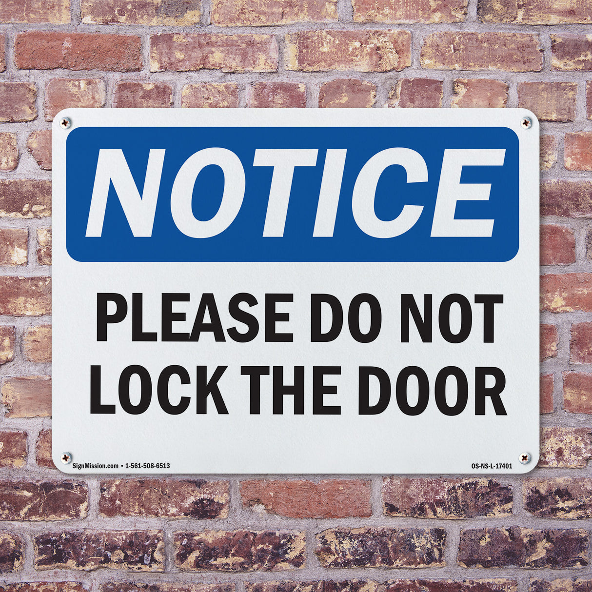 Please Do Not Lock The Door