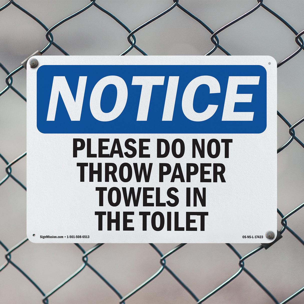 Please Do Not Throw Paper Towels In The Toilet