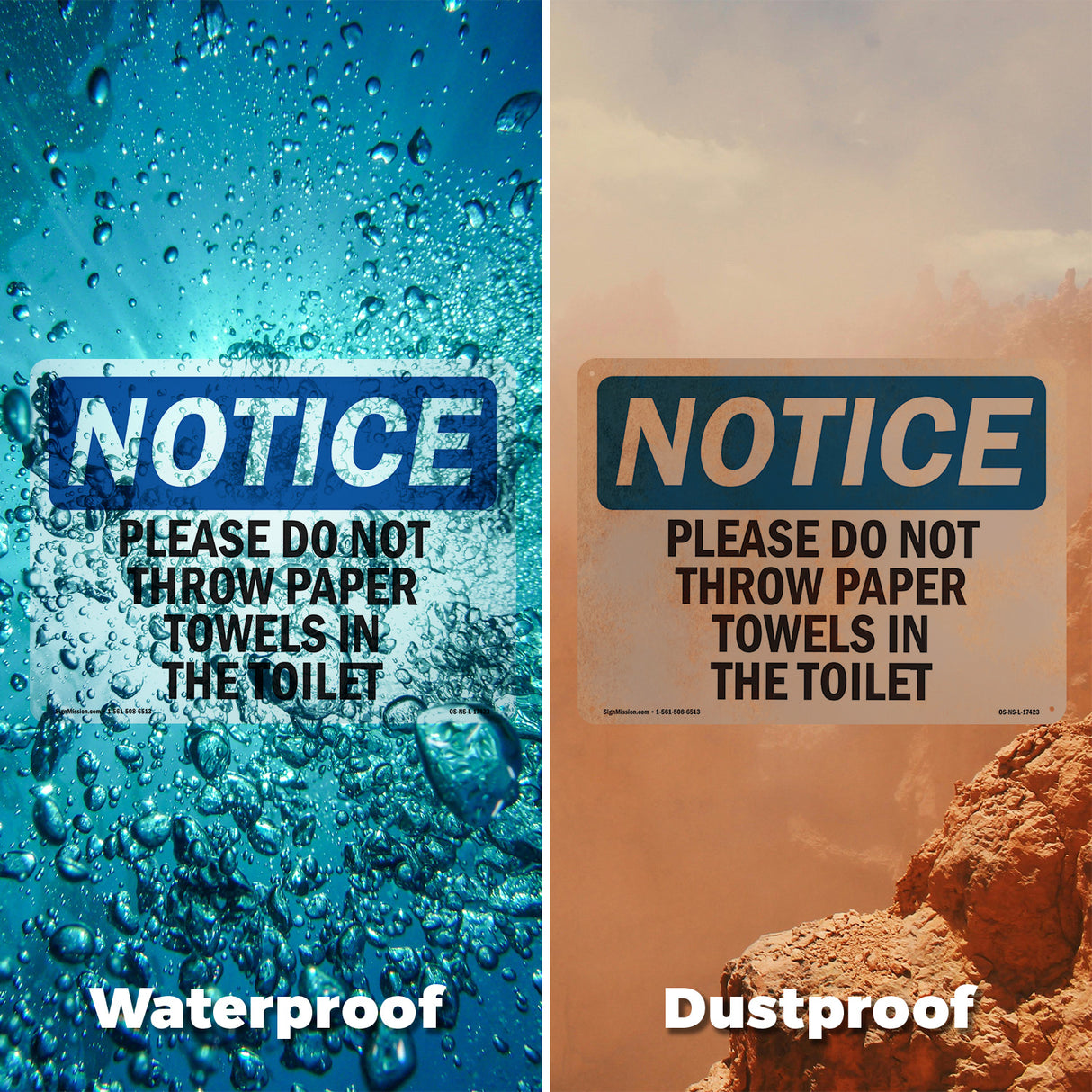 Please Do Not Throw Paper Towels In The Toilet