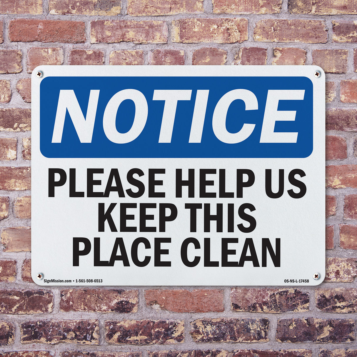 Please Help Us Keep This Place Clean
