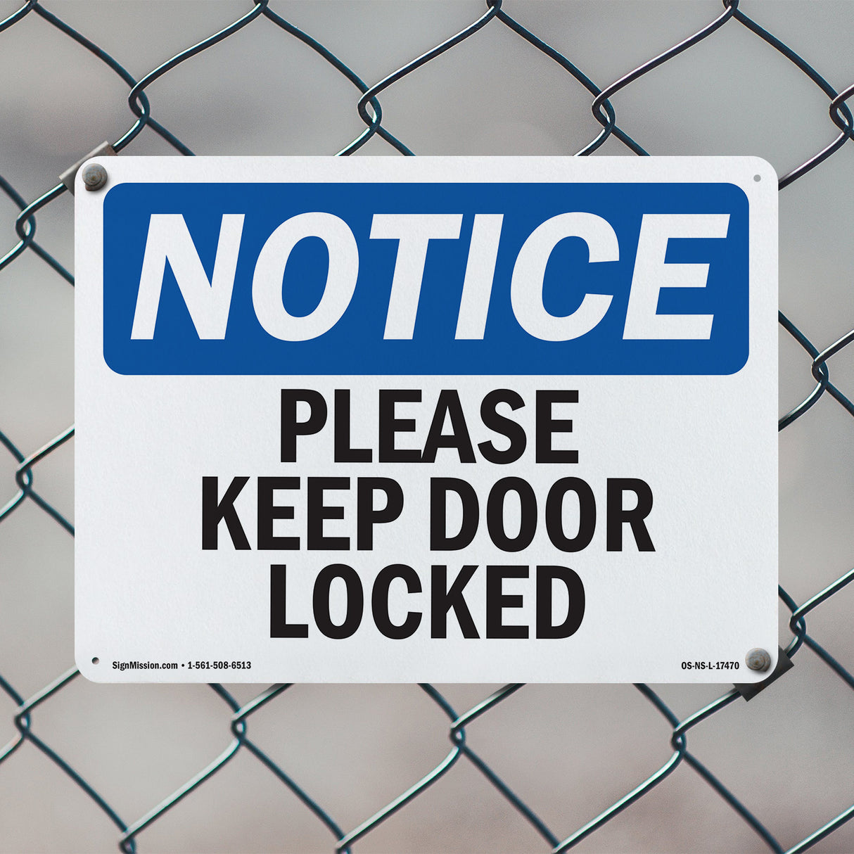 Please Keep Door Locked