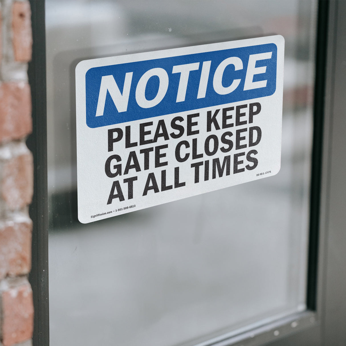 Please Keep Gate Closed At All Times