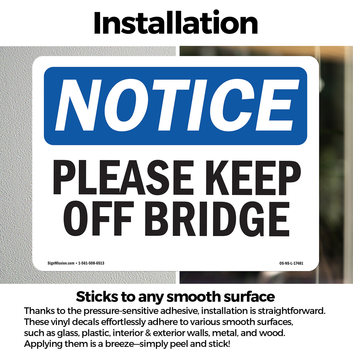 Please Keep Off Bridge