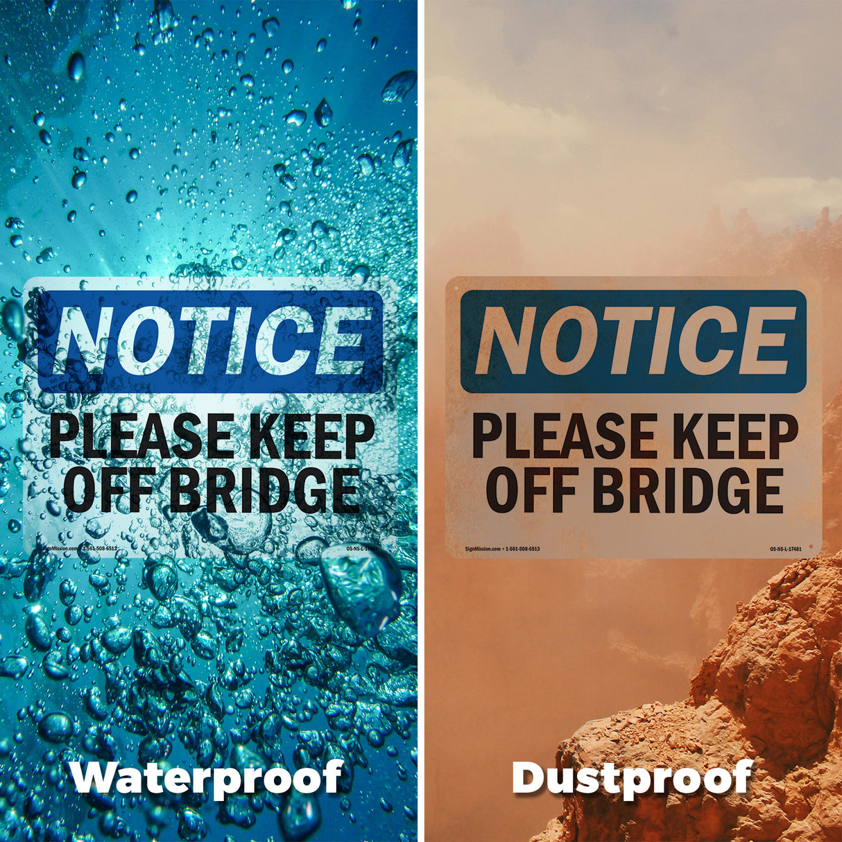 Please Keep Off Bridge