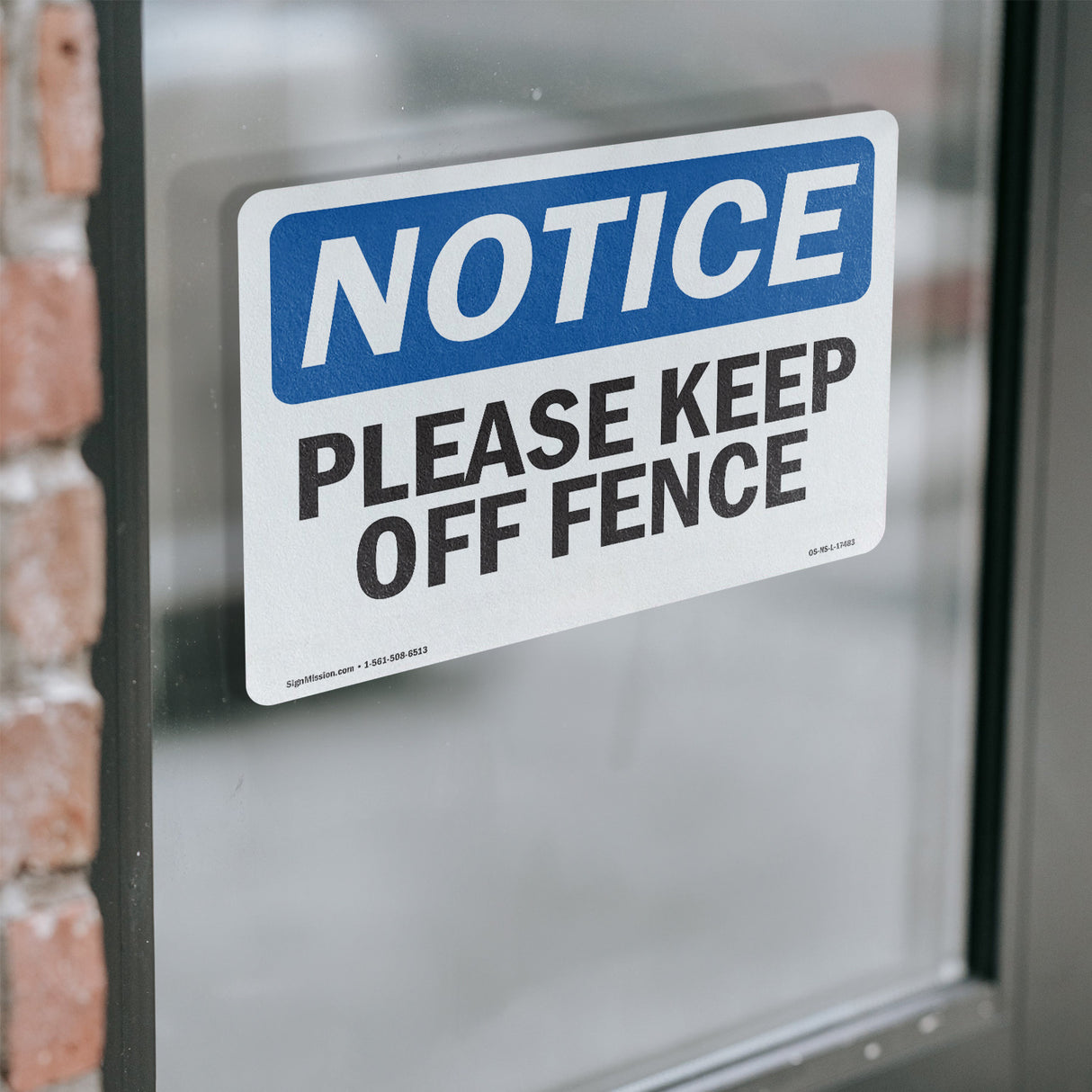 Please Keep Off Fence