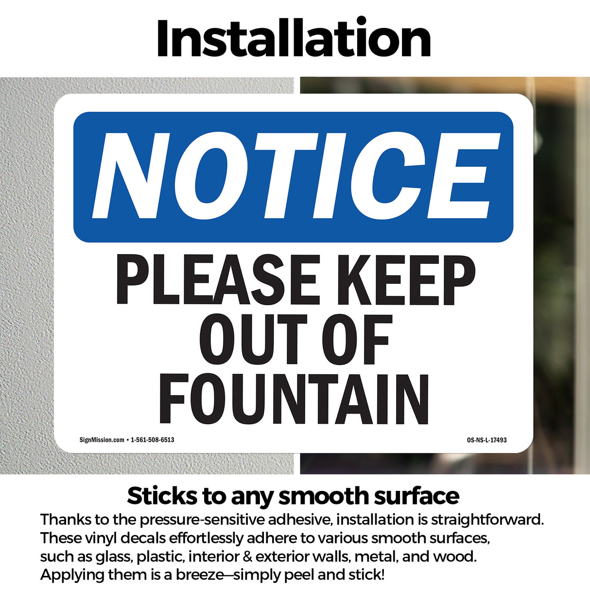 Please Keep Out Of Fountain