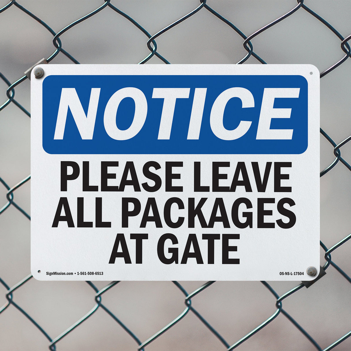 Please Leave All Packages At Gate