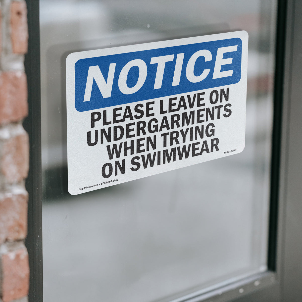 Please Leave On Undergarments