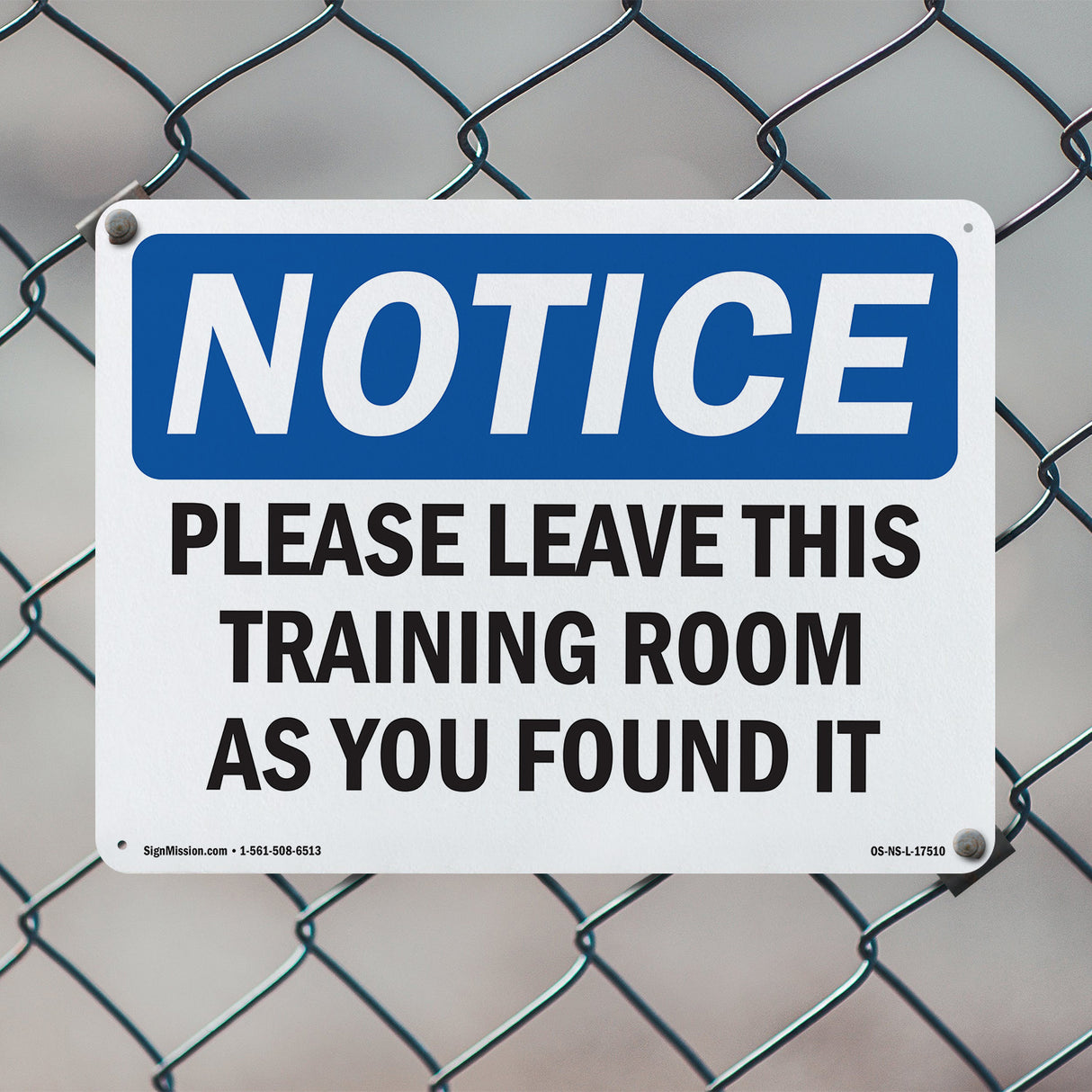 Please Leave This Training Room As You Found It