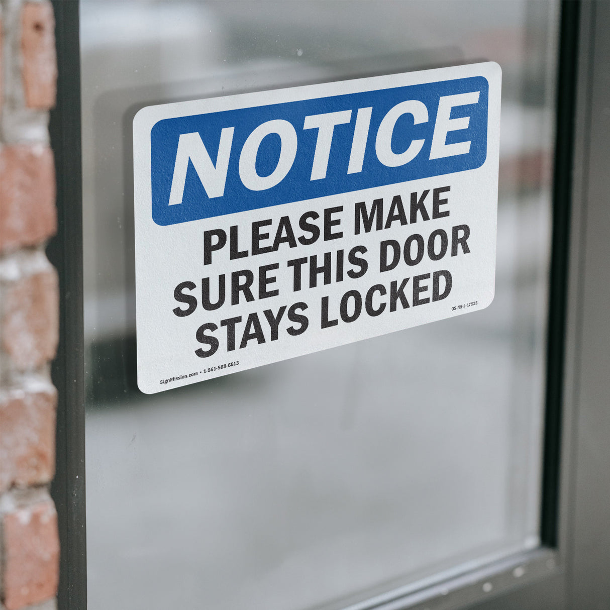 Please Make Sure This Door Stays Locked