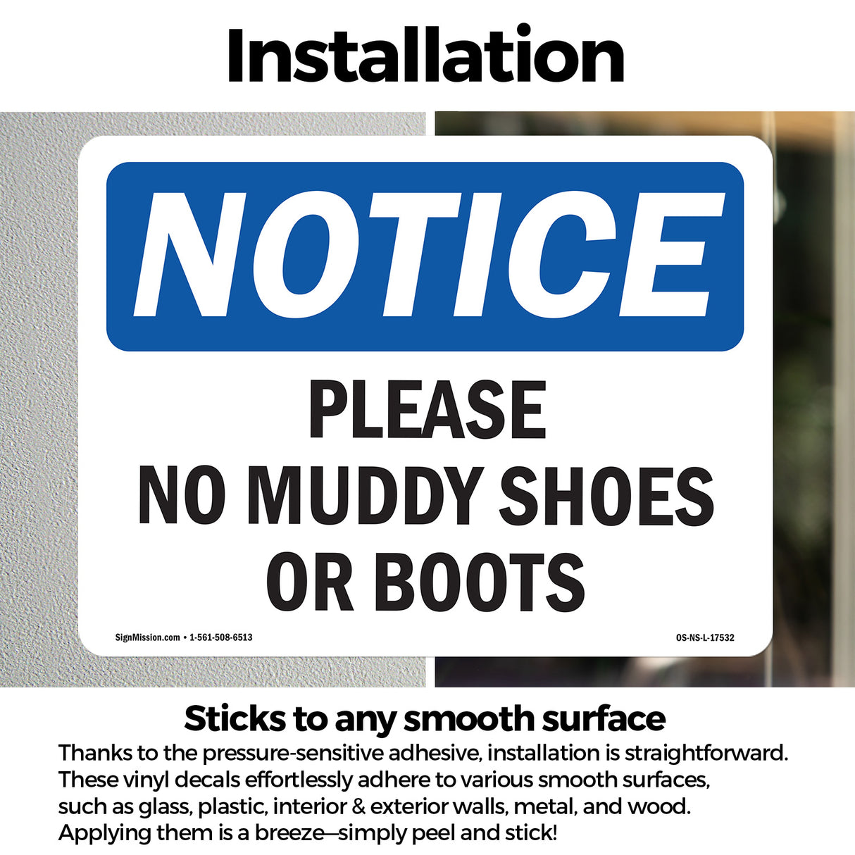 Please No Muddy Shoes Or Boots