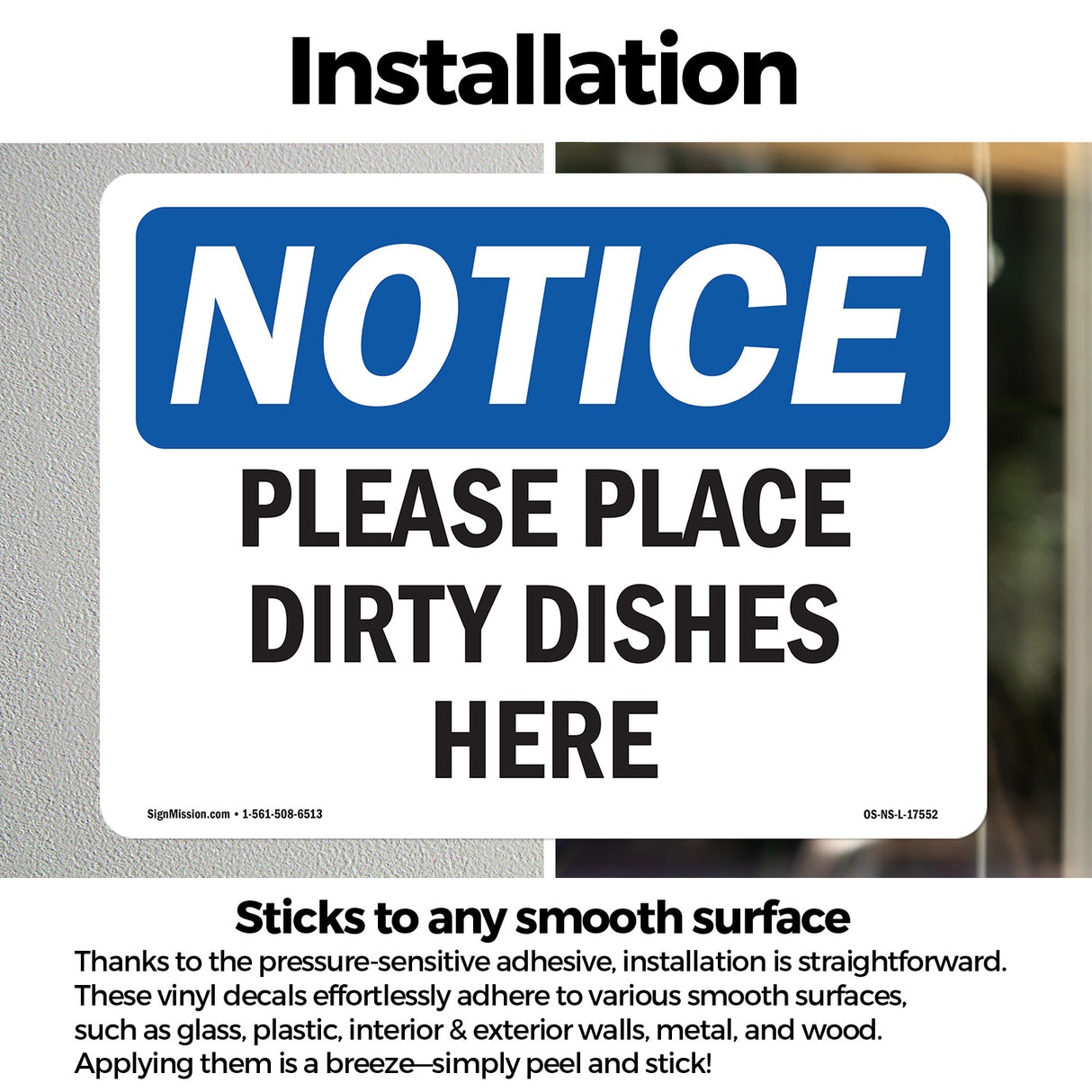 Please Place Dirty Dishes Here