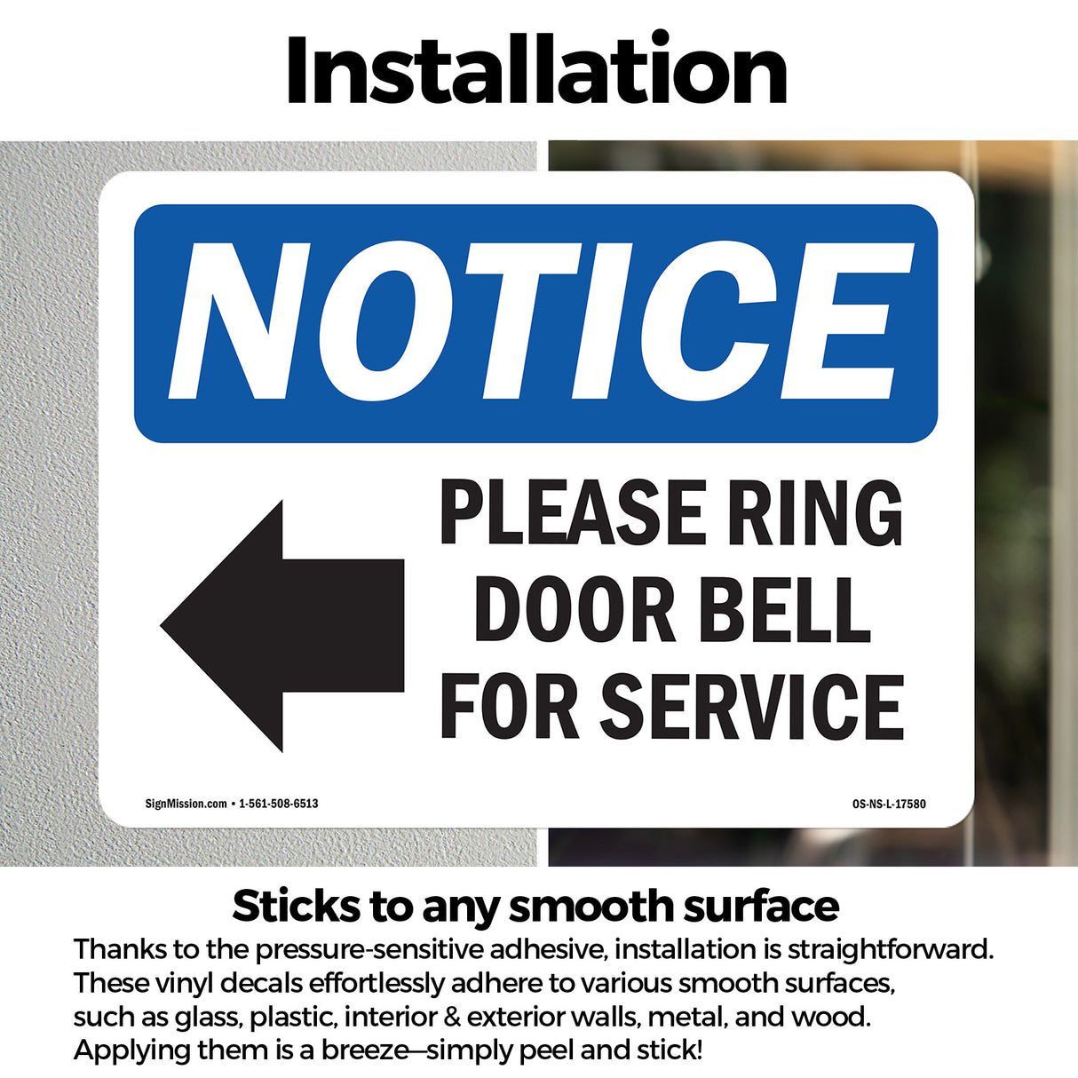 Please Ring Door Bell For Service