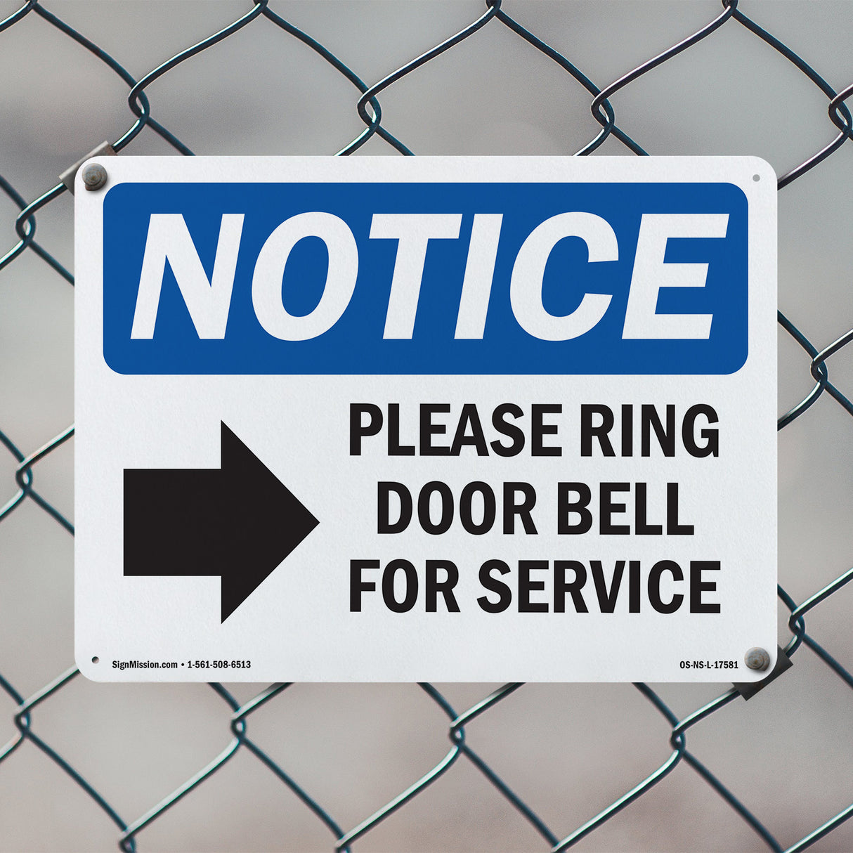 Please Ring Door Bell For Service