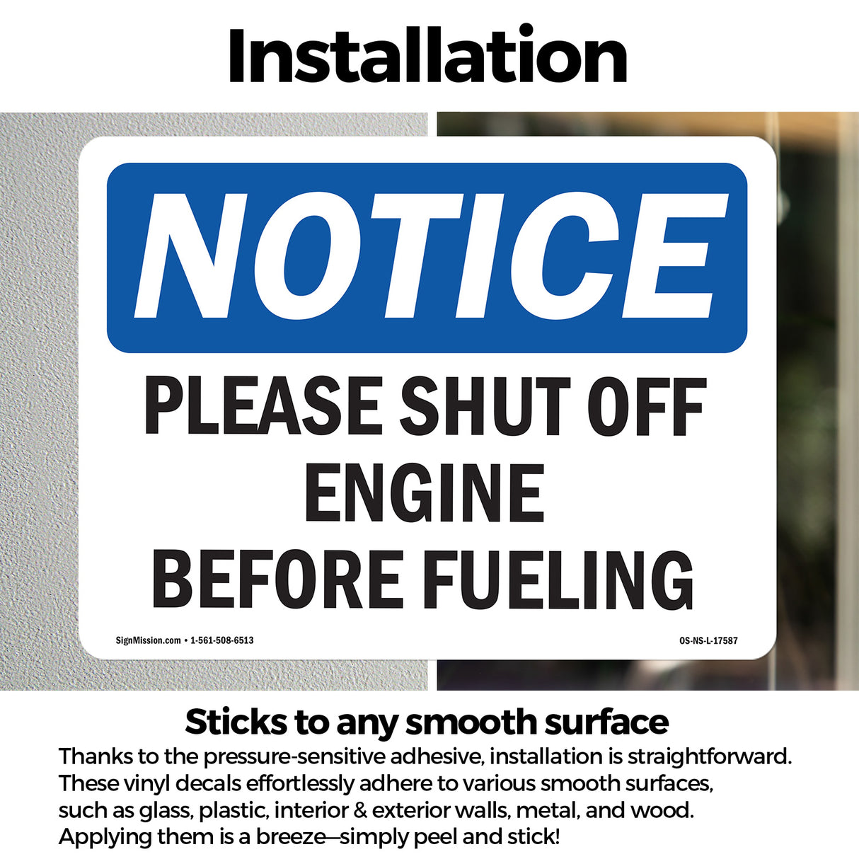 Please Shut Off Engine Before Fueling