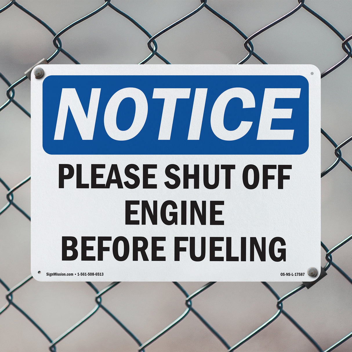 Please Shut Off Engine Before Fueling