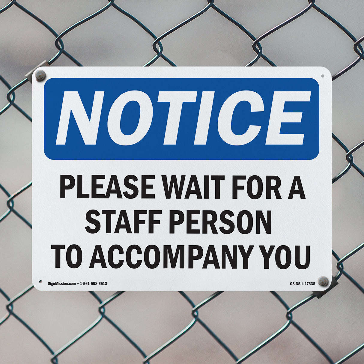 Please Wait For A Staff Person