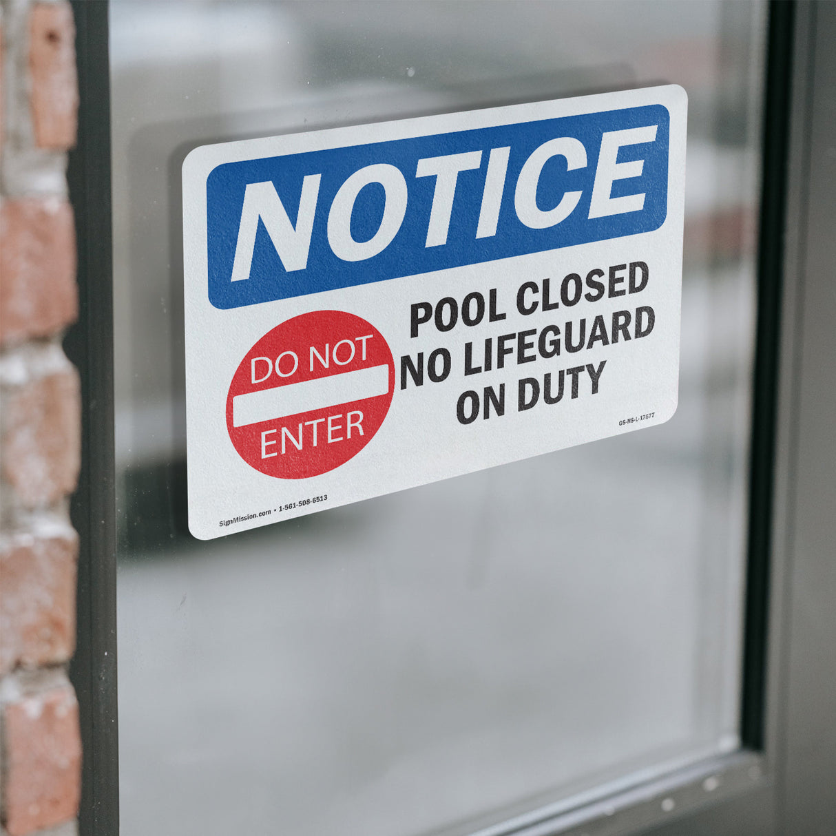 Pool Closed No Lifeguard On Duty