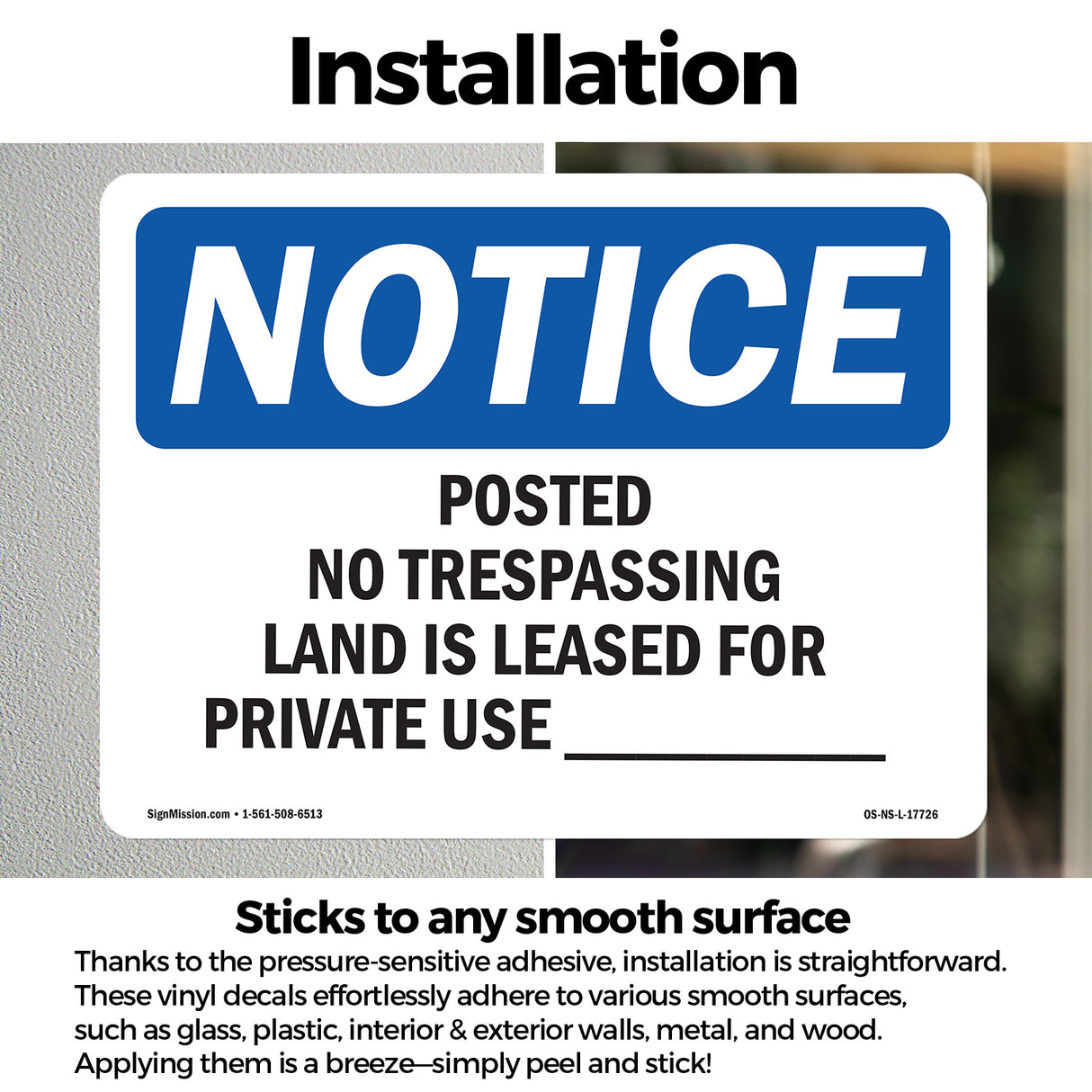 Posted No Trespassing Land Is Leased For