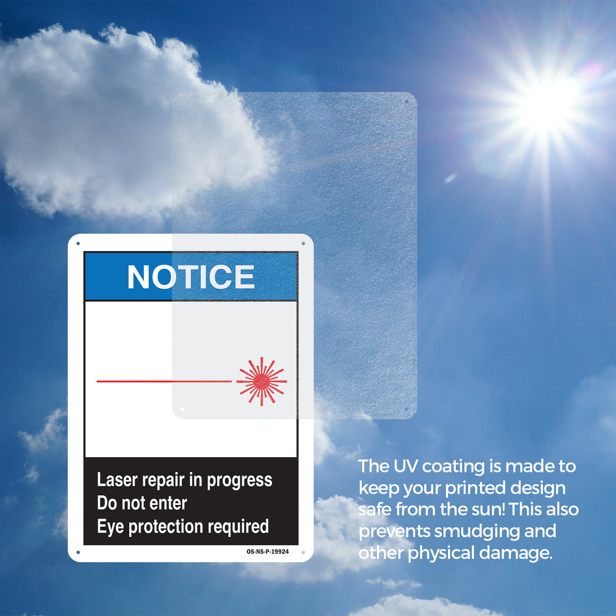 Laser Repair In Progress Do Not Enter Eye Protection Required