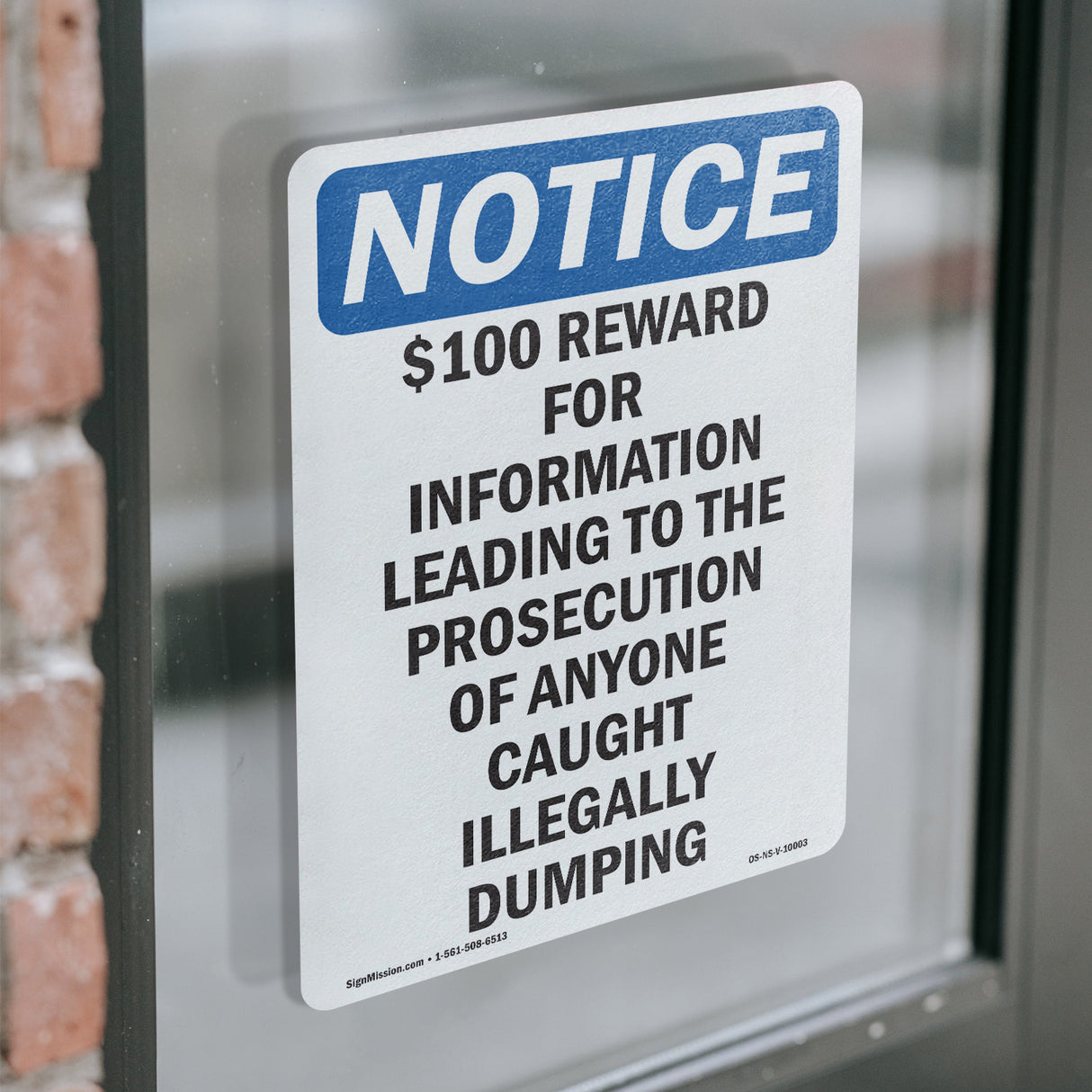 $100 Reward For Information Leading