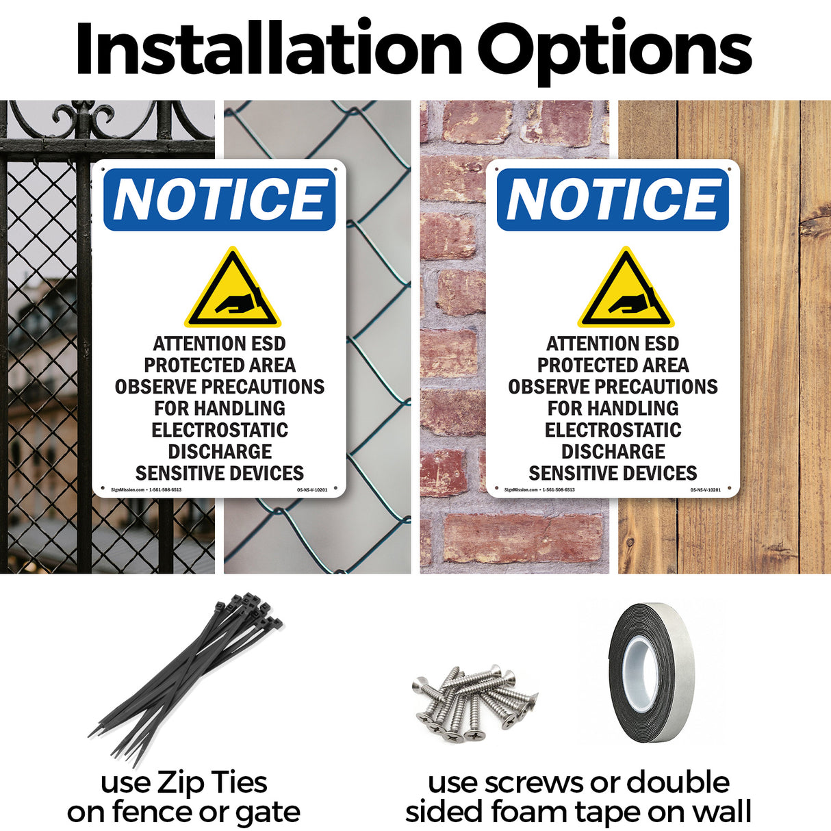 Attention ESD Protected Area