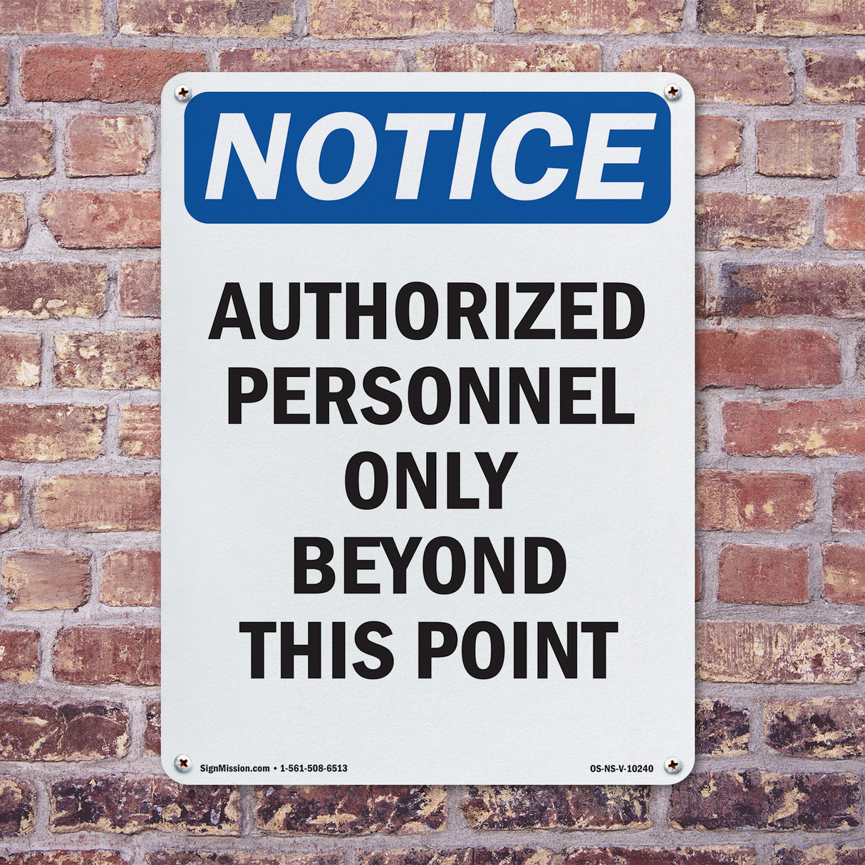 Authorized Personnel Only Beyond