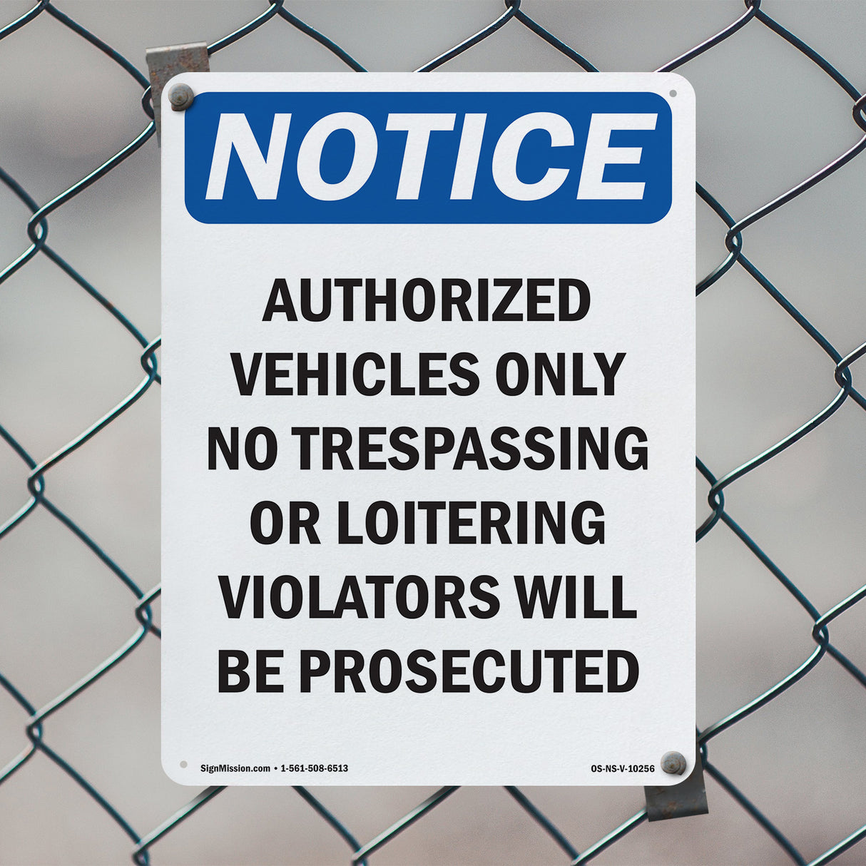 Authorized Vehicles Only No Trespassing