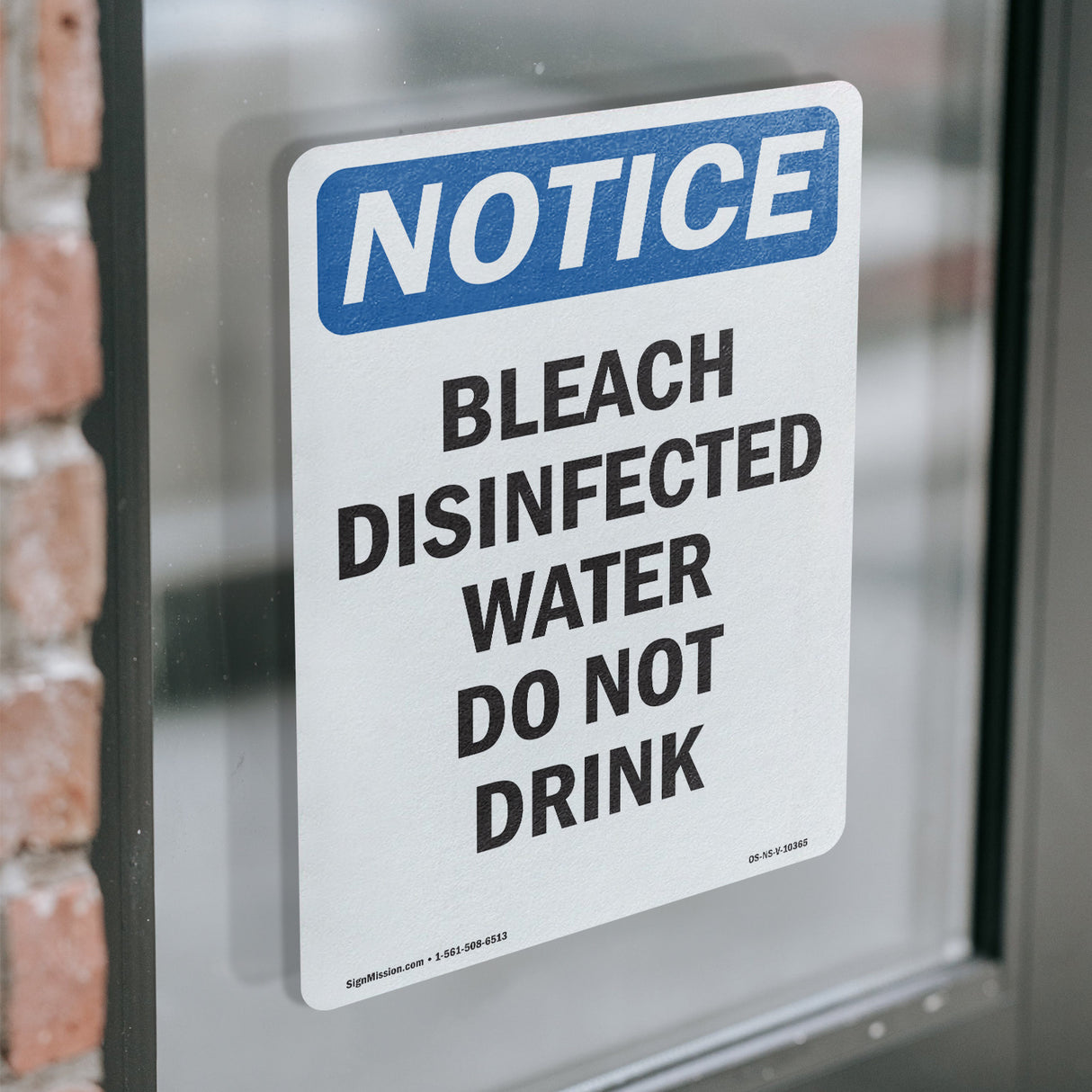 Bleach Disinfected Water Do Not Drink
