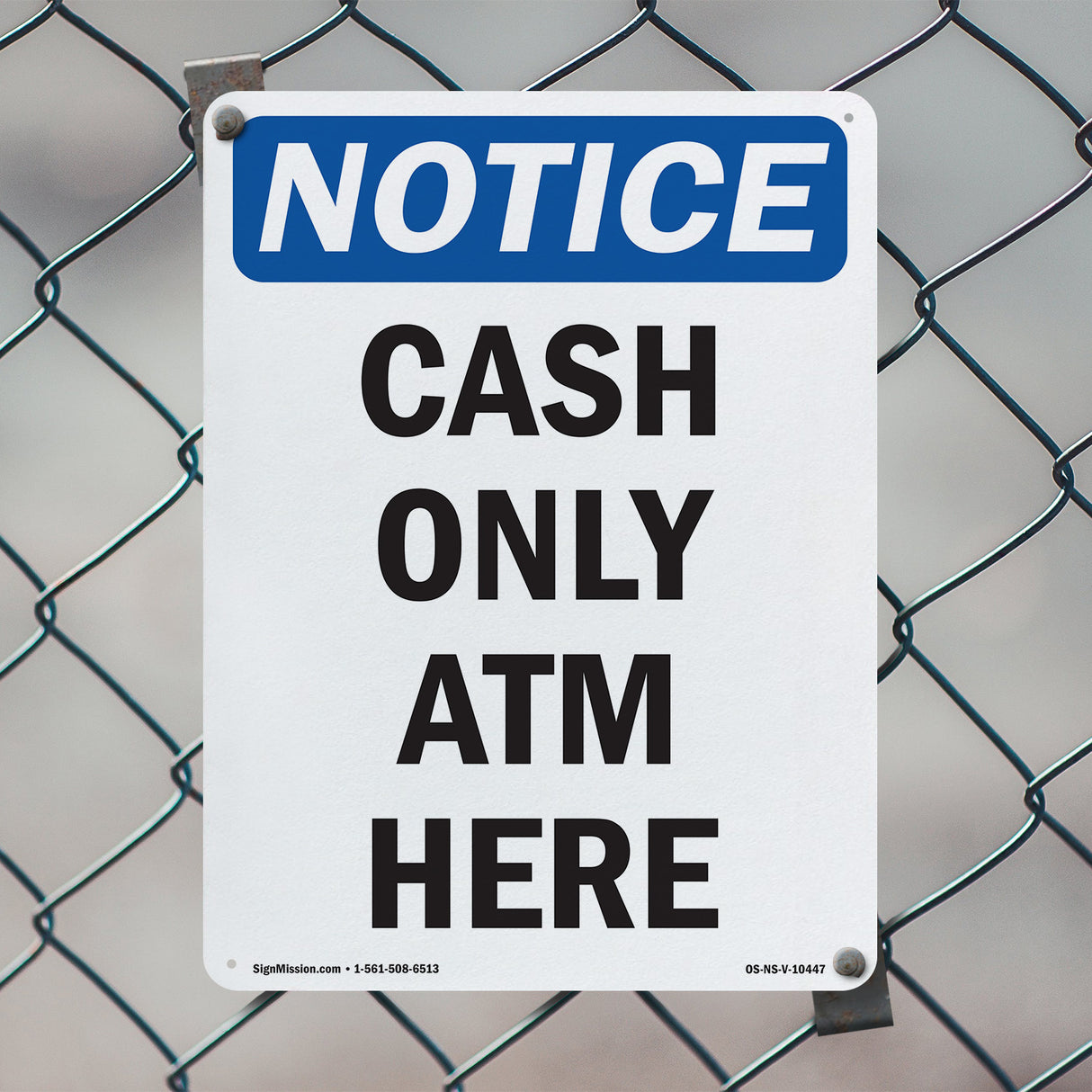 Cash Only ATM Here