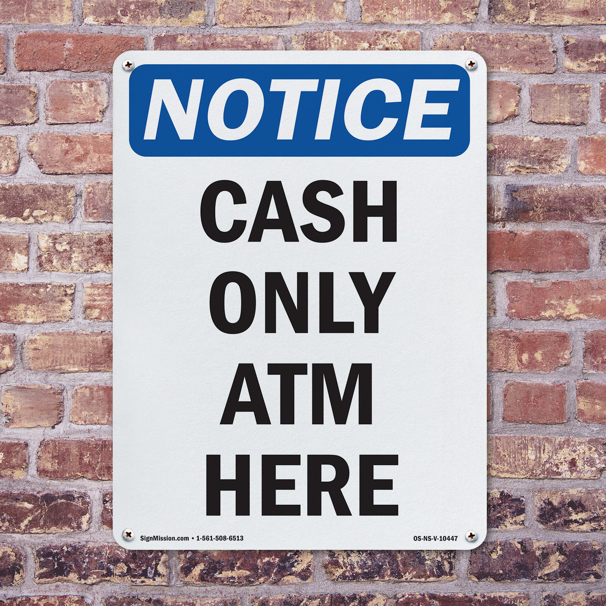 Cash Only ATM Here