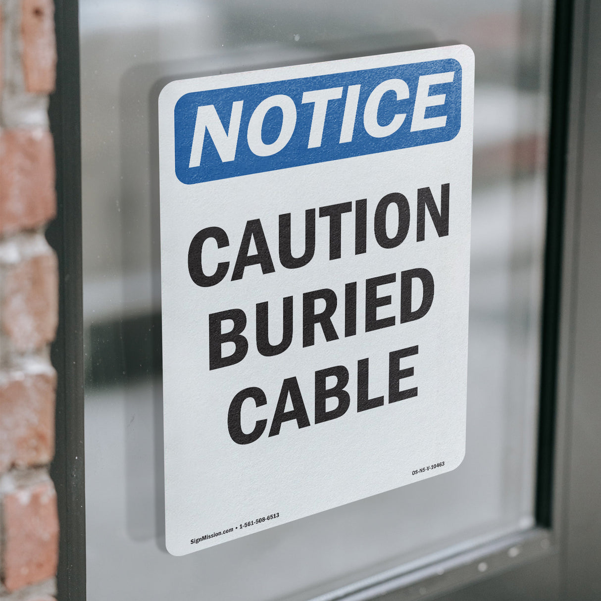 Caution Buried Cable Sign