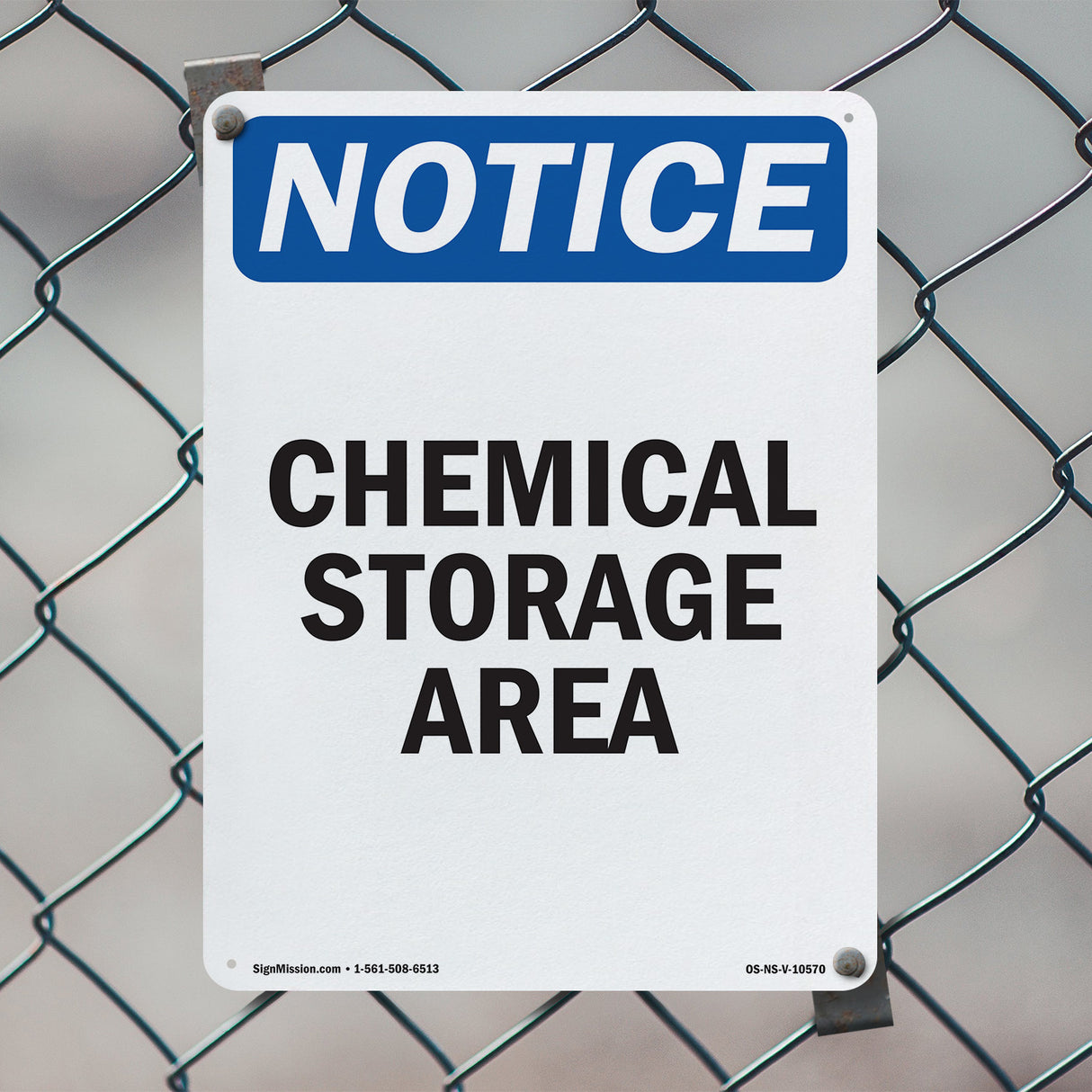 Chemical Storage Area Sign