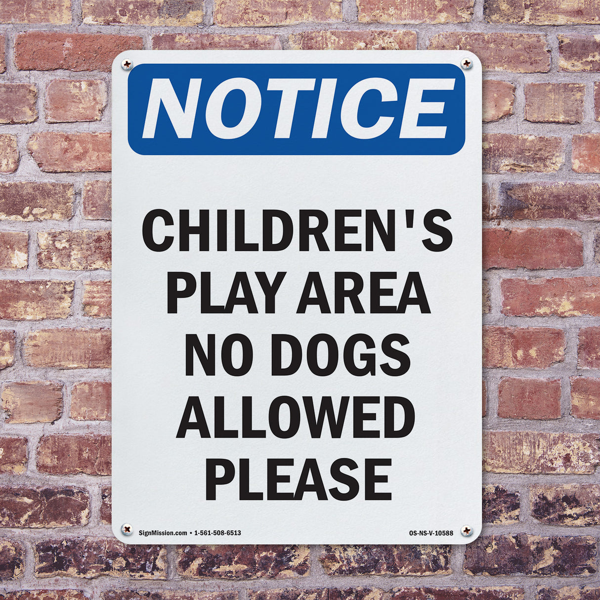 Children'S Play Area No Dogs Allowed Please