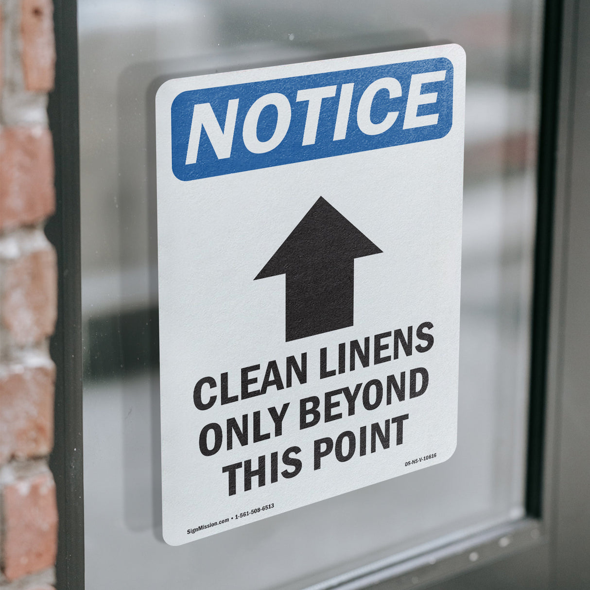 Clean Linens Only Beyond This